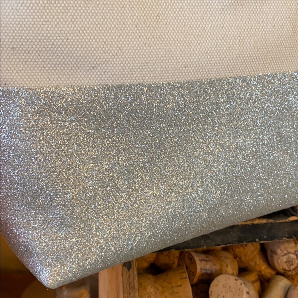 LIGHTLY USED Kate Spade Canvas & Sparkle Disney Parks Tote